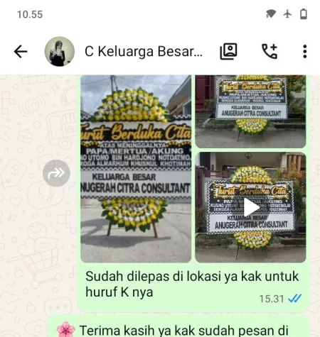 Pengiriman Papan Bunga Duka Bogor Tengah