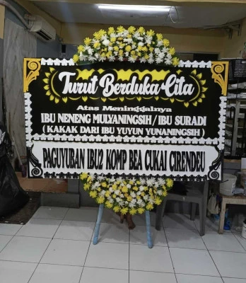 Papan Bunga di Bogor Tengah
